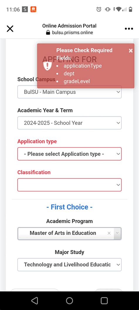 priisms bulsu|Admission .